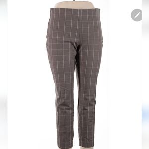 A New Day Brown Checkered Women's Pants- 12R